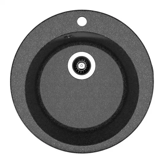 Chiuvetă de bucătărie Dr.Gans Gala,510x510 mm, Negru (VOR56677)