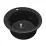 Chiuvetă de bucătărie Dr.Gans Gala,510x510 mm, Negru (VOR56677)