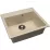 Chiuvetă de bucătărie Dr.Gans Nica,570x510 mm, Bej Latte (VOR56700)