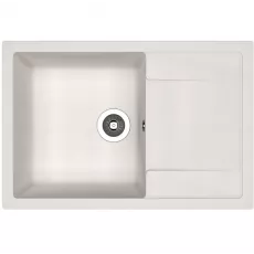 Chiuvetă de bucătărie Dr.Gans Tehno, 760х510х217 mm, Alb (VOR56707)