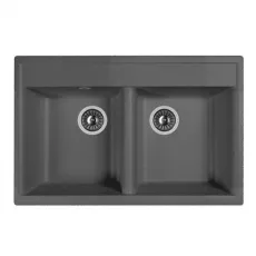 Chiuvetă de bucătărie Dr.Gans Astra 780, 780х510 mm, Grafit (VOR57688)
