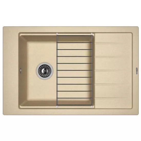 Chiuvetă de bucătărie Florentina Lipsi 780P, 780x510 mm, Sampanie (VOR56691)
