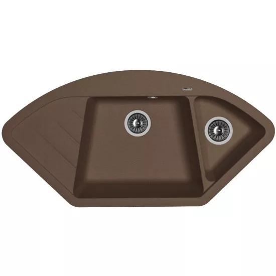 Chiuvetă de bucătărie Florentina Vesta 1006x510 mm, Cafeniu (VOR56778)