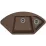 Chiuvetă de bucătărie Florentina Vesta 1006x510 mm, Cafeniu (VOR56778)