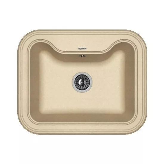 Chiuvetă de bucătărie Florentina Krit 630x510 mm, Bej Latte (VOR56803)
