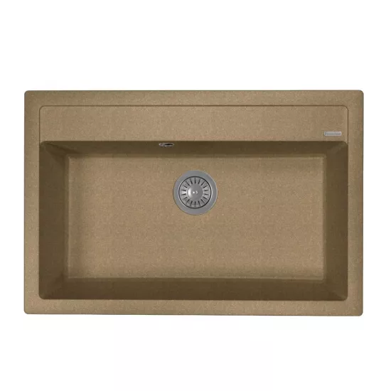 Chiuvetă de bucătărie Florentina Lipsi 770,,770x510 mm, Cafeniu (VOR56812)