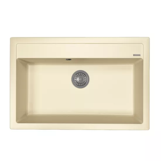 Chiuvetă de bucătărie Florentina Lipsi 770,,770x510 mm, Sampanie (VOR56814)
