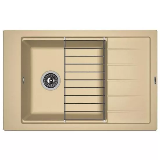 Chiuvetă de bucătărie Florentina Lipsi 780P, 780x510 mm, Cappucino (VOR56815)