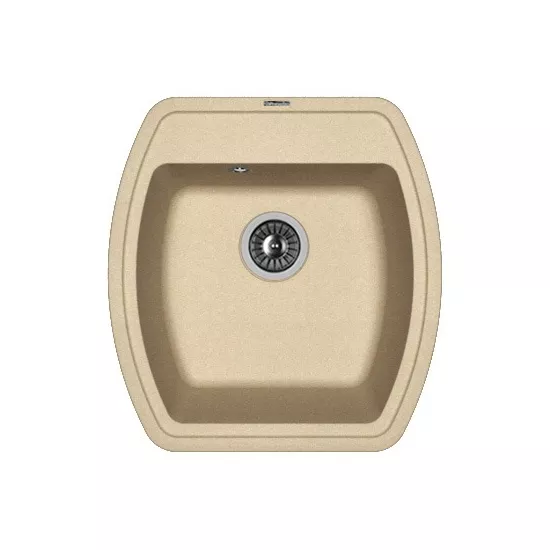Chiuvetă de bucătărie Florentina Nire 480x510 mm, Bej Latte (VOR56825)