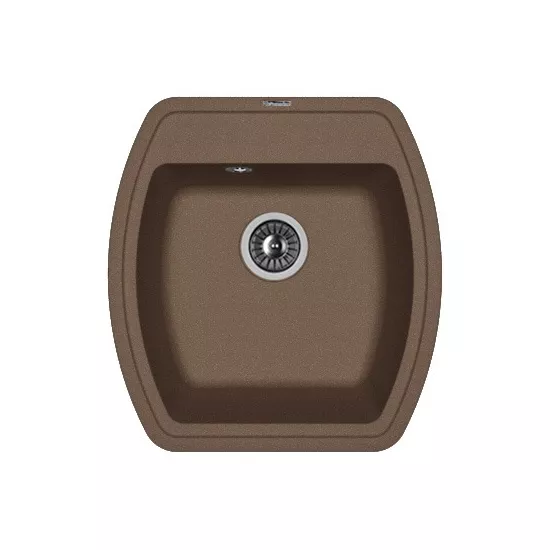 Chiuvetă de bucătărie Florentina Nire 480x510 mm, Cafeniu (VOR56828)