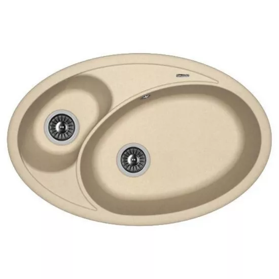 Мойка кухонная Florentina Selena 780х510 мм, Бежевый латте (VOR56842)