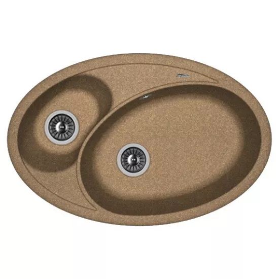 Мойка кухонная Florentina Selena 780х510 мм, коричневый (VOR56843)