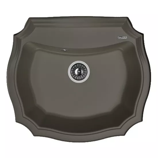 Chiuvetă de bucătărie Florentina Emiliya 640x550 mm, Antracit (VOR56851)