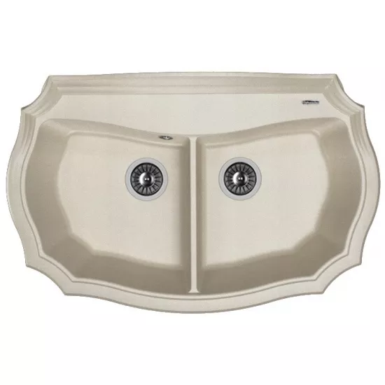 Chiuvetă de bucătărie Florentina Emiliya 870x550 mm, Gri (VOR56859)