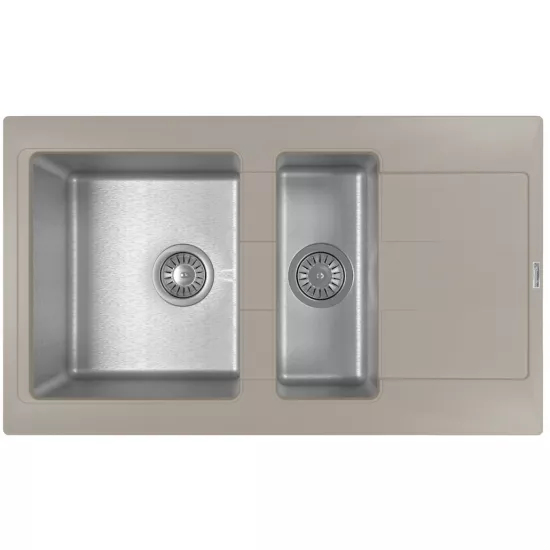 Мойка кухонная Florentina Combi 860K 860x510 мм, Серый (VOR57008)