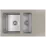 Мойка кухонная Florentina Combi 860K 860x510 мм, Серый (VOR57008)