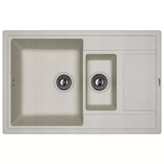Chiuvetă de bucătărie Florentina Lipsi 780K, 780x510 mm, Gri (VOR57011)