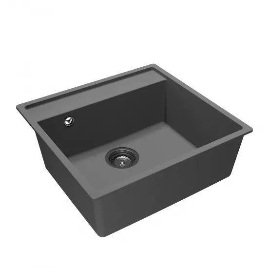 Chiuvetă de bucătărie SanDonna Selena,530х500 mm, Titan (VOR57937)