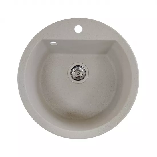 Chiuvetă de bucătărie SanDonna Lena, 510x510 mm, Бежевый песок (VOR57946)