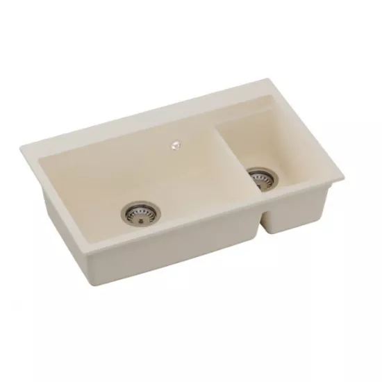 Chiuvetă de bucătărie SanDonna Magdalena,760x480 mm, Bej Latte (VOR57959)