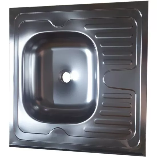 Chiuvetă de bucătărie TechnoWorker VOR57043, 600x600 mm, inox