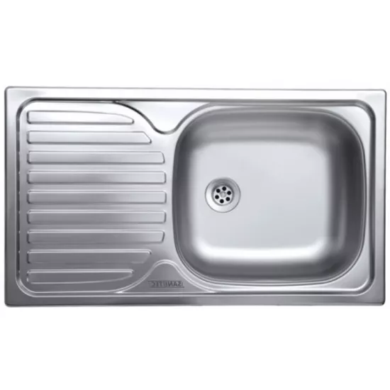 Chiuvetă de bucătărie Sanitec C403D, 760х435 mm, inox