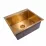 Chiuvetă de bucătărie SanDonna HD5550, 500х550 mm, Auriu (VOR57924)