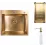 Chiuvetă de bucătărie SanDonna HD5550, 500х550 mm, Auriu (VOR57924)
