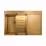 Мойка кухонная SanDonna HD7850, 780х500 мм, Золотой (VOR57928)