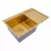 Мойка кухонная SanDonna HD7850 780х500 мм, Золотой + Смеситель Sandonna Nera Gold (VOR58147)