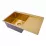 Мойка кухонная SanDonna HD7850 780х500 мм, Золотой + Смеситель Sandonna Nera Gold (VOR58147)