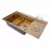 Мойка кухонная SanDonna HD9250 920x450 мм, Золотой + Смеситель Sandonna Nera Gold (VOR58148)