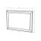 Oglinda de perete ML-Mobila Mira N19 (100 cm) , Alb