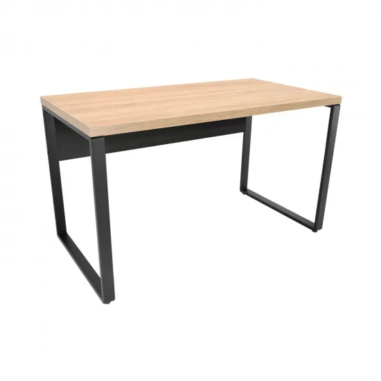 Стол письменный Decoprim B-130, 120x60 см, Sonoma/Black Front/Black Legs