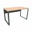 Стол письменный Decoprim B-130, 120x60 см, Sonoma/Black Front/Black Legs
