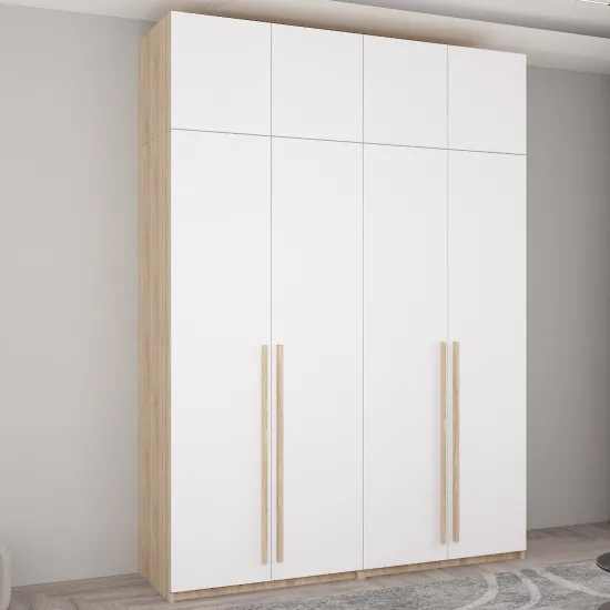 Шкаф Mobildor Smart COMB A+A+B+B (180x240), Sonoma/White