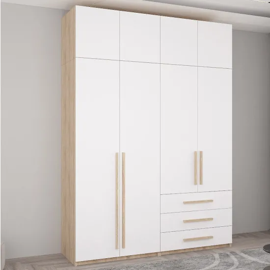 Шкаф Mobildor Smart COMB. A+A+P+S (180x250), Sonoma/White