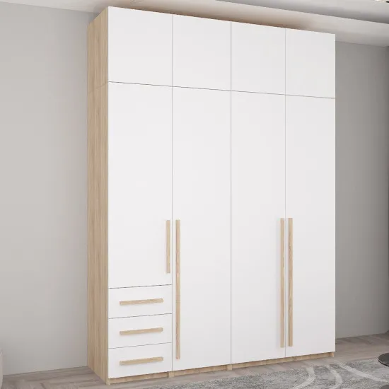 Шкаф Mobildor Smart COMB.2 A+A+B+P+S (180x260), Sonoma/White