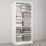 Шкаф Mobildor Smart-Home с полками, 80x56x200 см, White/Sonoma