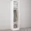 Шкаф Mobildor Smart-Home со штангой, 40x56x200 см, White/Anthracite
