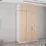 Dulap Mobildor Smart-Home (40x56x200 cm) cu bara, White/Sonoma