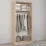 Шкаф Mobildor Smart-Home (80x56x200 см) со штангой, Sonoma/White