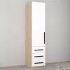 Шкаф Mobildor Smart-Home (45x56x200 см) с выдвижными ящиками, Sonoma/White