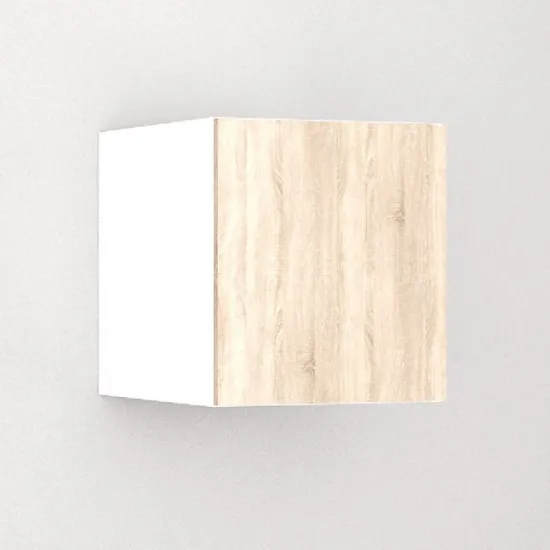 Dulap superior Mobildor Smart-Home, 45x56x50 cm, White/Sonoma