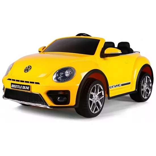 Masina pe baterie Kikka Boo Volkswagen Beetle Yellow, Yellow