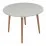 Set de mobilă Eva masa DT 402-1 + 4 scaune LC-021 White (plastic)