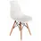 Set de mobilă Eva masa DT 404-1 + 3 scaune LC-021 White (plastic)
