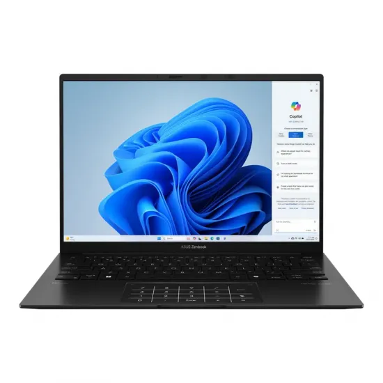 Ноутбук 14" Asus Zenbook 14 OLED UM3406HA / AMD Ryzen 7 8840HS / 16 ГБ / 1024 ГБ / Jade Black