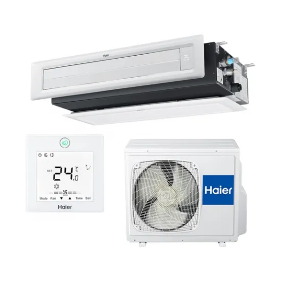 Aparat aer condiționat tip canal 9000 BTU Haier Slim Low ESP AD25S2SS1FA/1U25S2SM1FA White