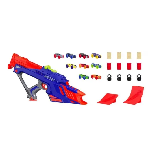 Hasbro Nerf C0787 Нерф Nitro MotoFury Rapid Rally + 9 автомобилей